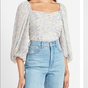 Express bell sleeve blouse